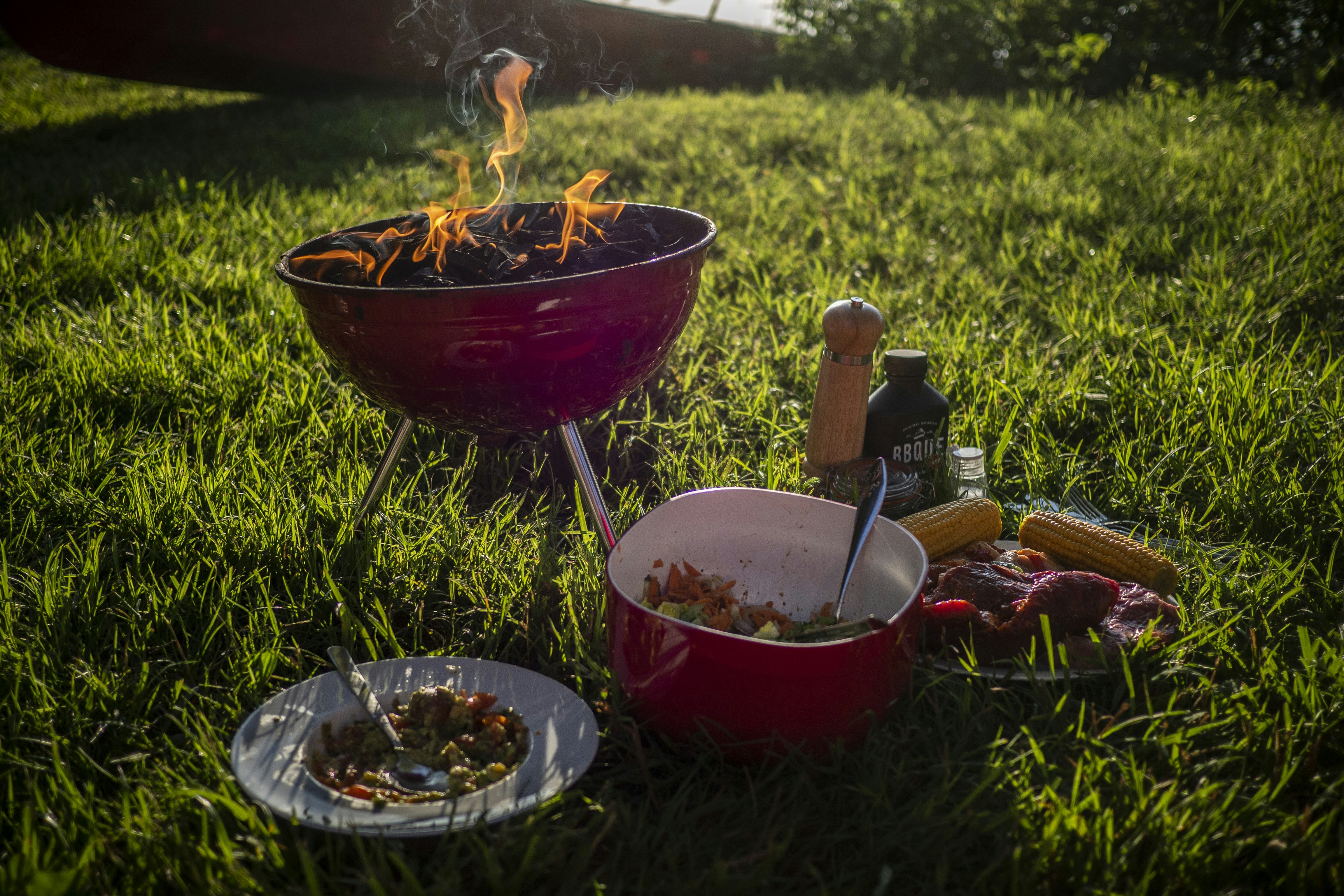 Camping Seebauer  Campingplatz Seebauer - Grillen auf dem Campingplatz