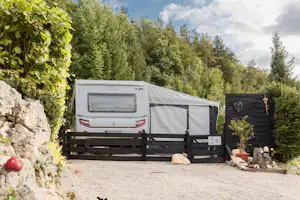 Campingplatz Sippelmühle - Wohnwagenstellplatz für Dauercamper auf dem Campingplatz