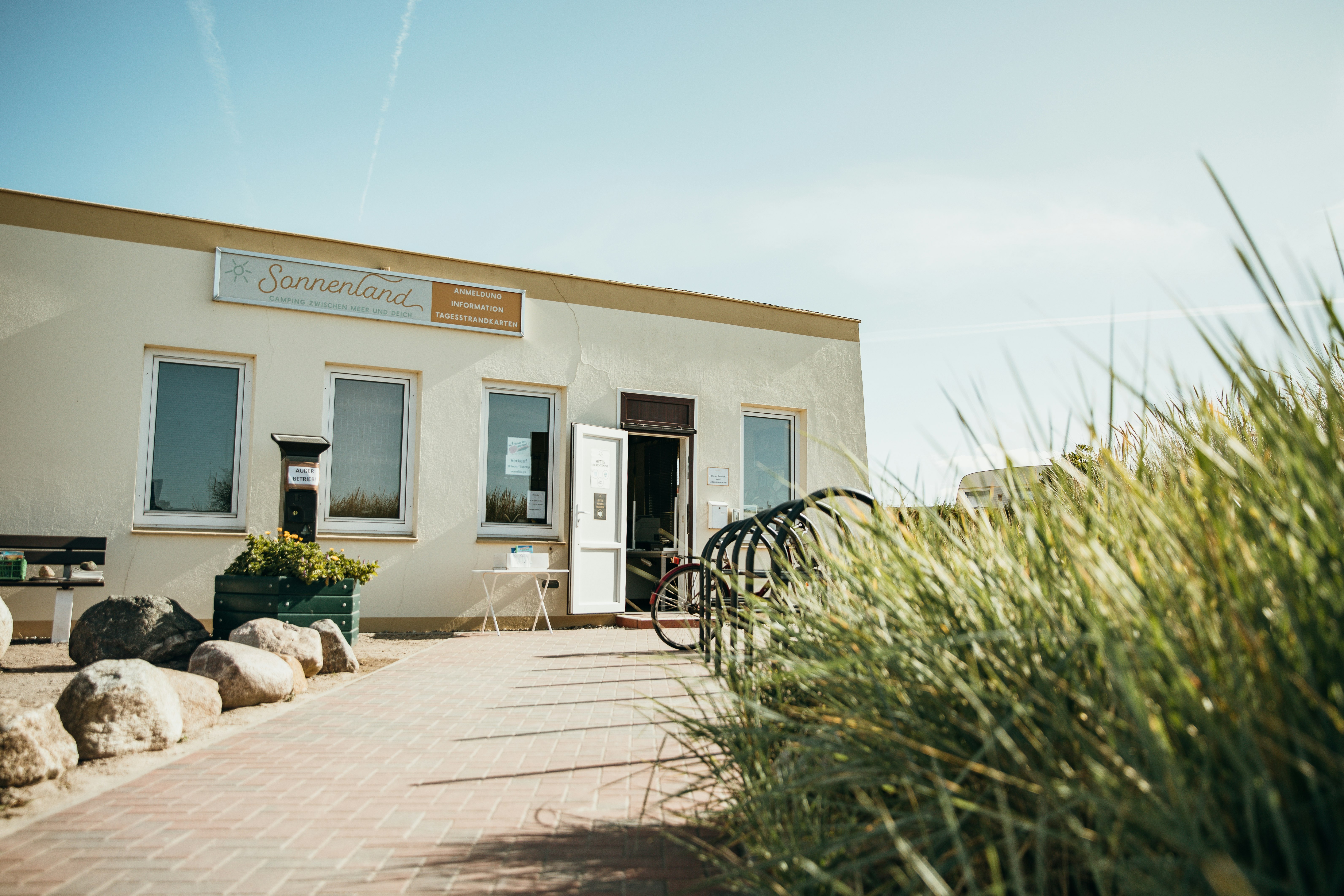 Campingplatz Sonnenland - Rezeption auf dem Campingplatz