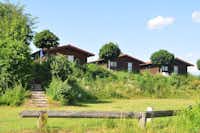 Campingplatz Sonnland  -  Mobilheime vom Campingplatz im Grünen