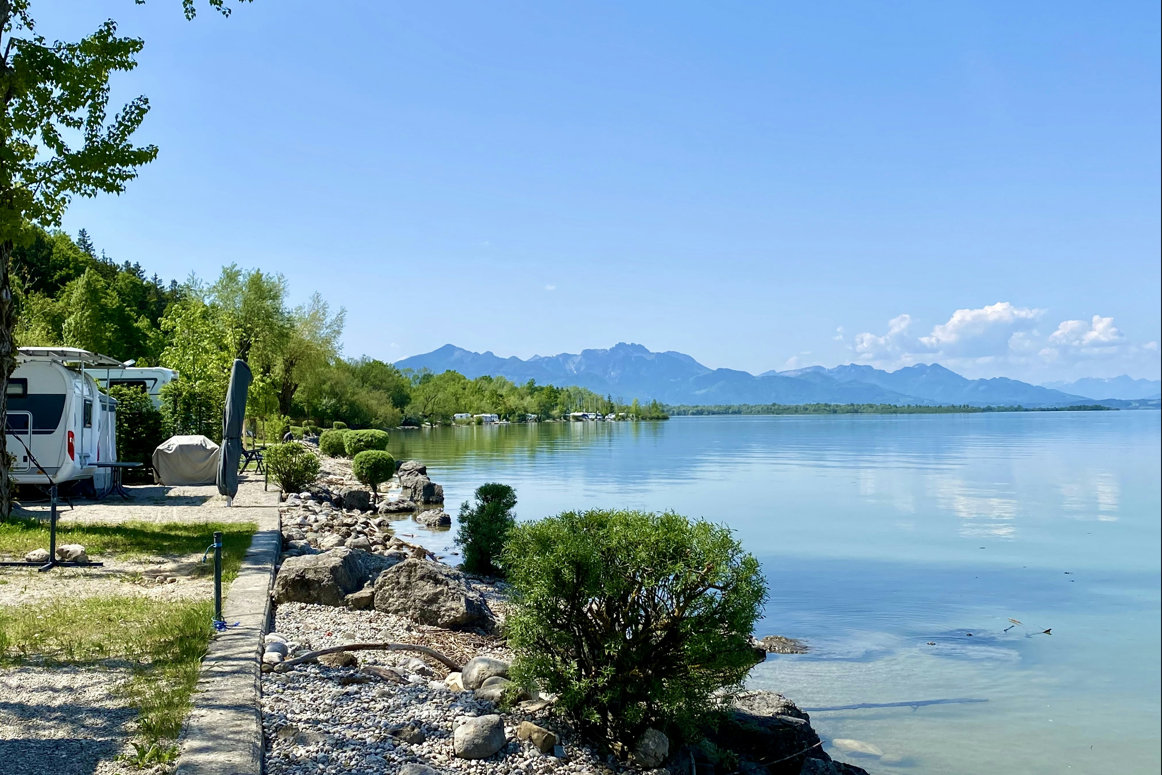 Campingplatz Sport-Ecke - Standplätze in Wassernähe auf dem Campingplatz