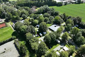Campingplatz Straubing - Luftaufnahme des Campingplatzes