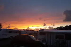 Campingplatz Südhörn - Campingplatz am sonnenuntergang