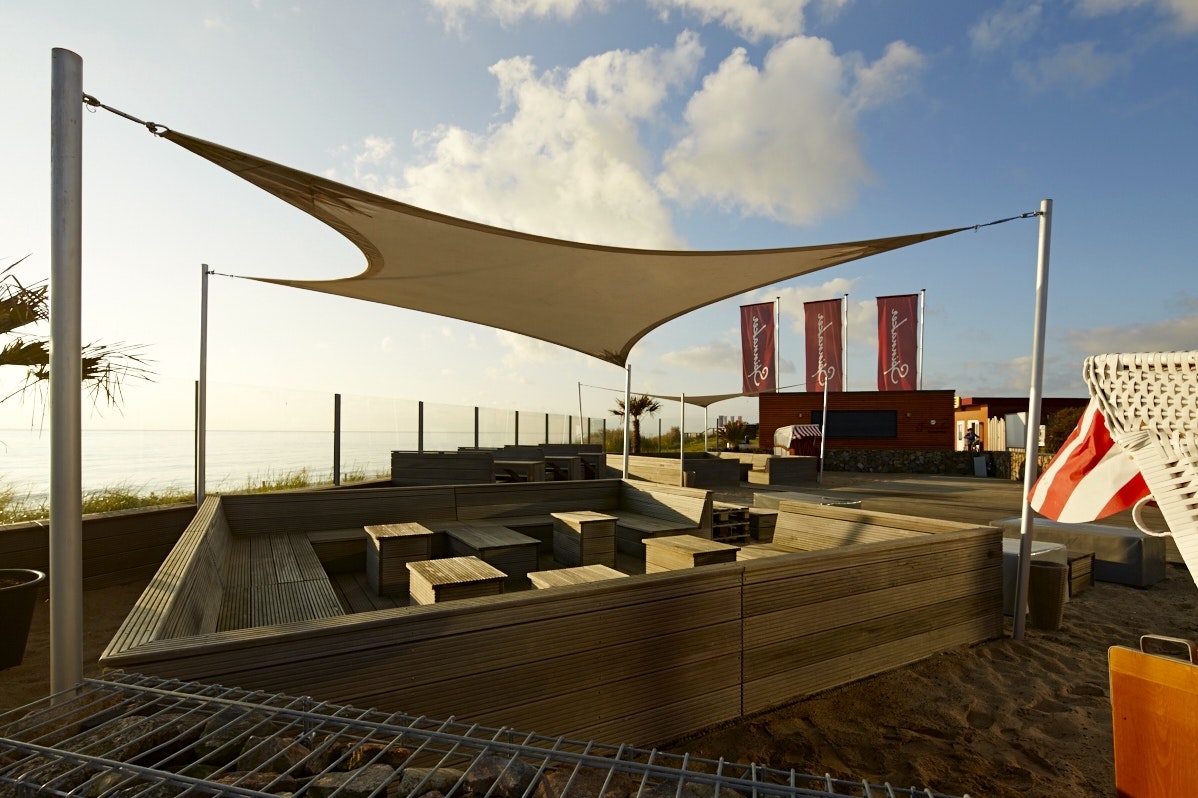 Campingplatz Sütel - Strand-Lounge des Restaurants auf dem Campingplatz