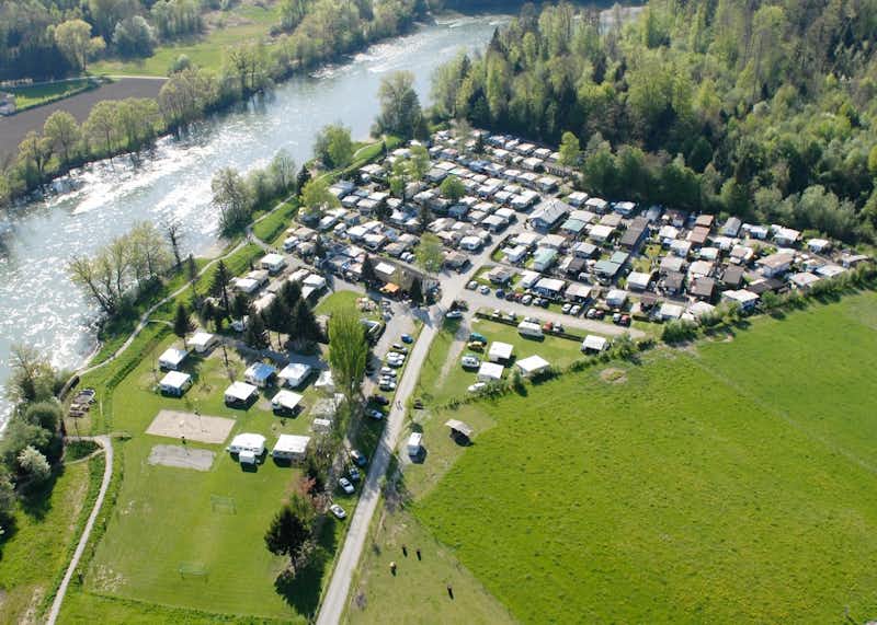 Campingplatz Sulz - Campingplatz Luftaufnahme