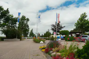 Campingplatz Thiessow - Einfahrt vom Campingplatz