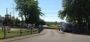 Campingplatz Uentrop Helbach - Zufahrt zum Campingplatz