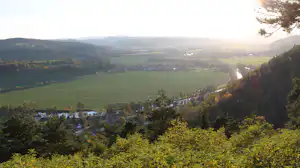 Campingplatz Uhlstädt - Luftaufnahme der grünen Umgebung