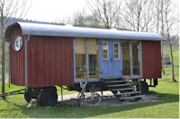 Campingplatz Uhlstädt - Mobilheimwagen auf dem Campingplatz