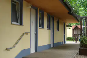 Campingplatz und Strandbad Hasse - Sanitäranlage von Außen