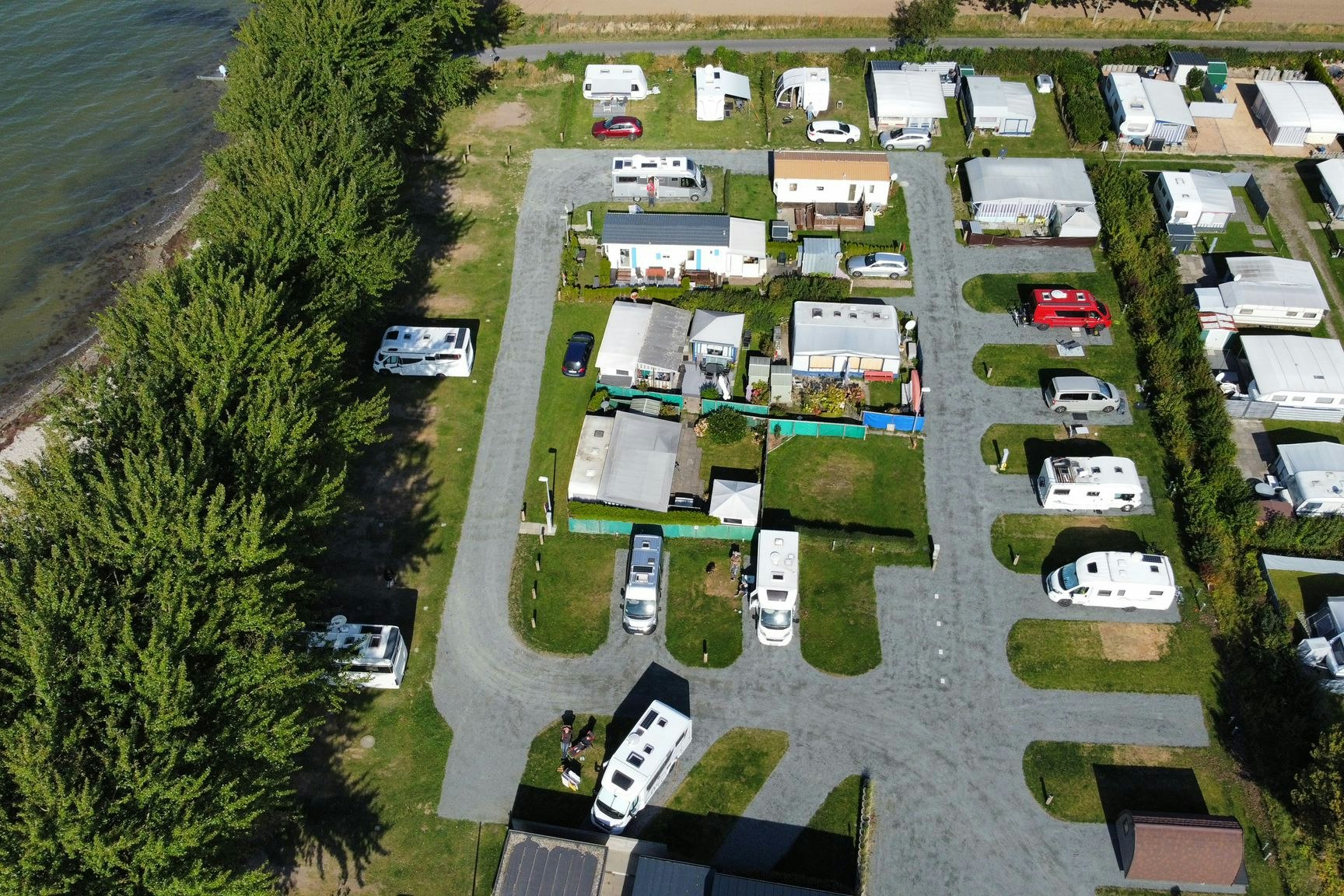 Campingplatz Wackerballig - Standplätze in der Nähe des Strandes