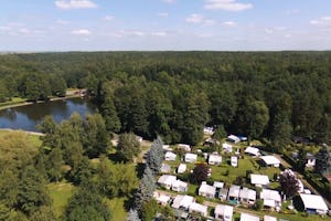 Campingplatz Waldbad Oberau - Campingplatz aus der Vogelperspektive
