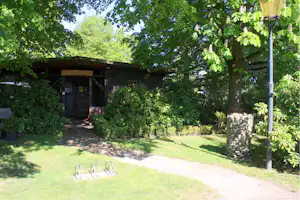 Camping Waßmann Campingplatz Waßmann - Eingang des Campingplatzes im Grünen