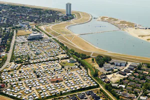 Campingplatz Zur Perle - Übersicht auf das gesamte Campingplatz Gelände