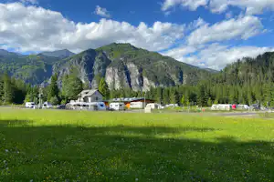 Campingresort Hinterstoder - Campingplatz mit Blick auf die Berge