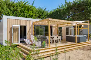 Camping Sandaya Amis de la Plage - Außenansicht eines Mobilheims