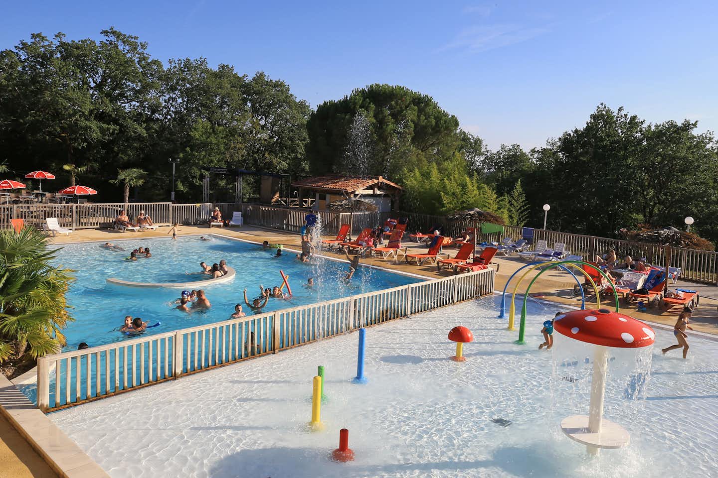 Campéole Les Reflets du Quercy  -  Pool vom Campingplatz mit Kinderbecken