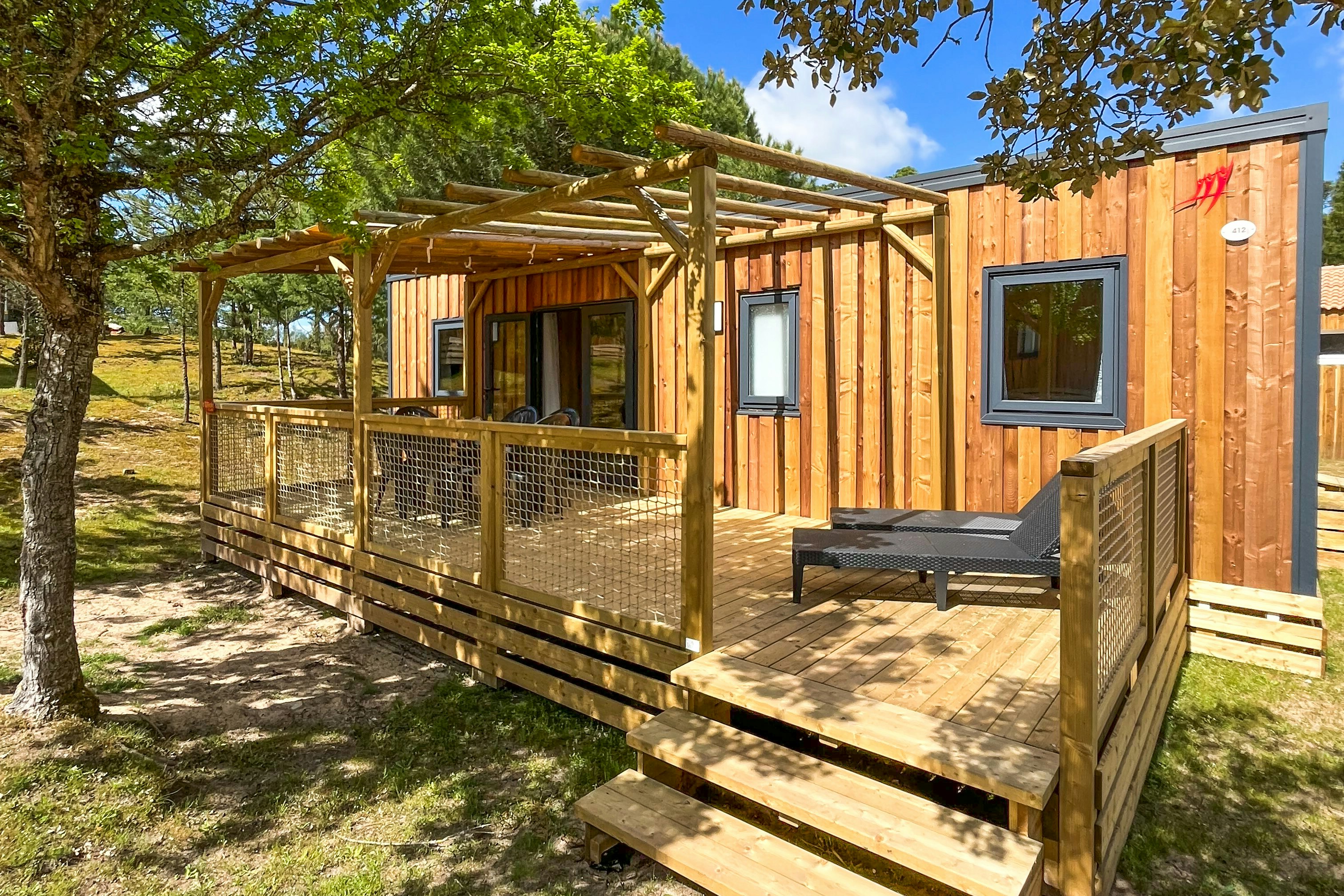 Yelloh! Village Les Sirènes  Campéole Les Sirenes - Außenansicht Mobilheim