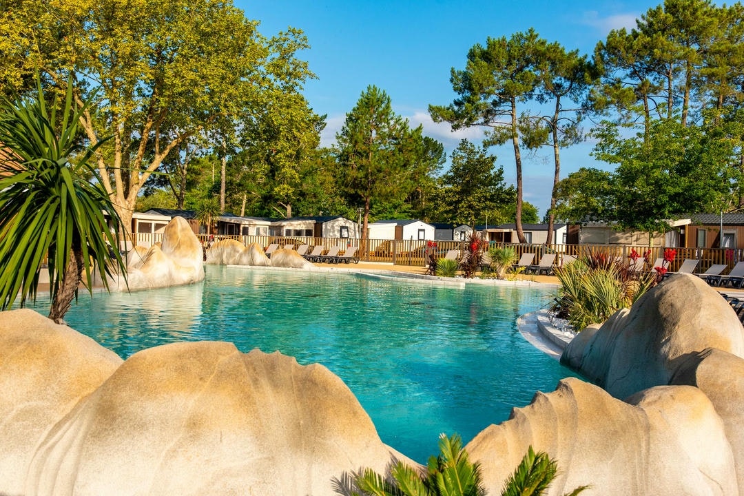 Camping Campéole Navarrosse Plage  Camping Club Navarrosse Plage - Wasserpark des Campingplatzes