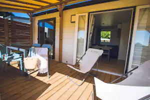 Camping Penn Mar Campéole Penn Mar - Mobilheim mit Terrasse auf dem Campingplatz