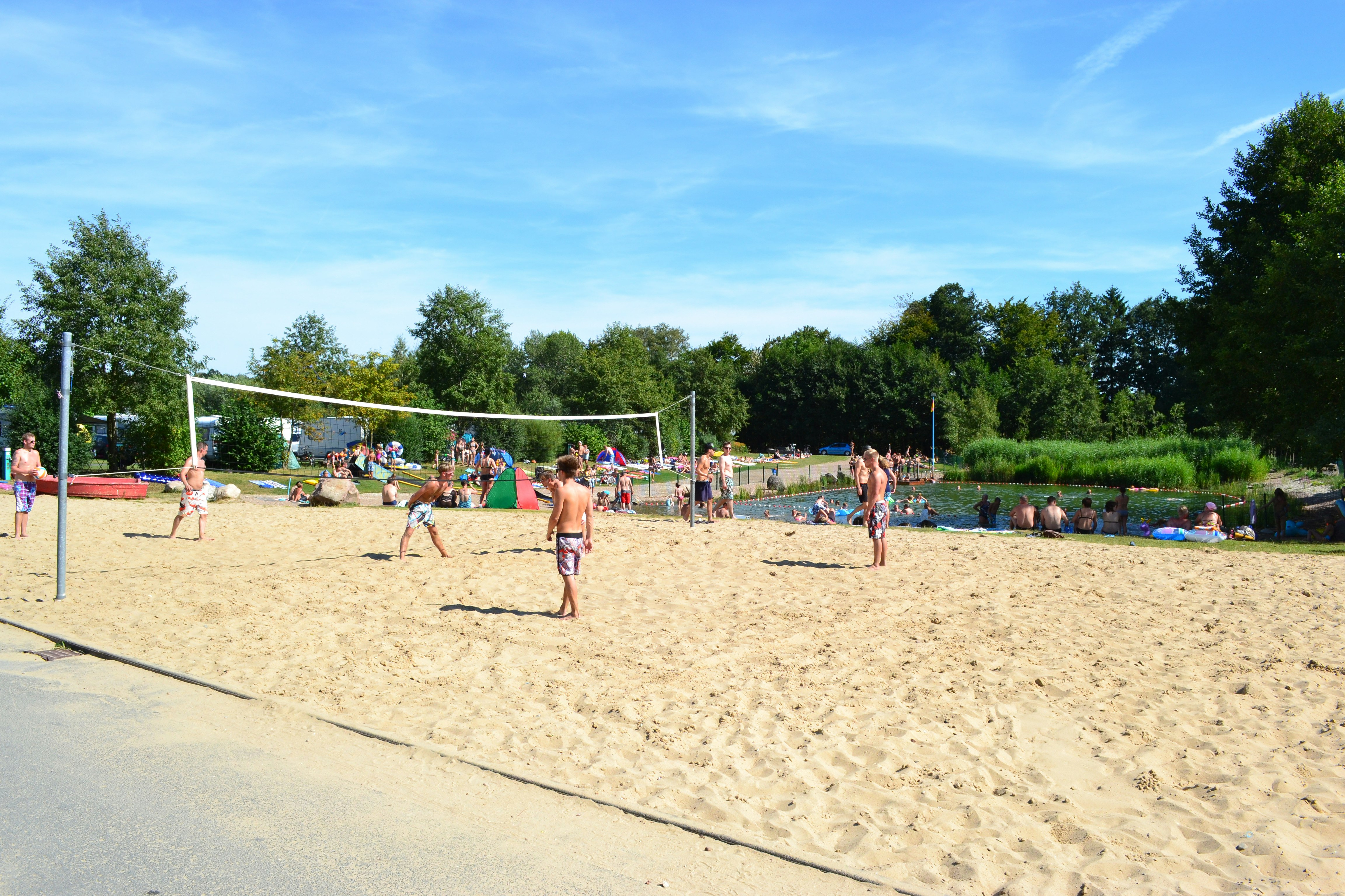 Campotel - Beach Volleyball auf dem Campingplatz