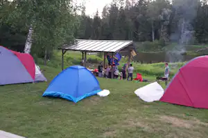Canoe Camping - Zeltstellplätze auf dem Campingplatz
