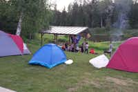 Canoe Camping -  Zeltstellplätze auf dem Campingplatz