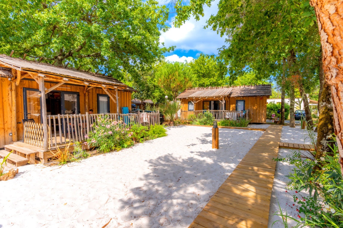 Capfun camping Atlantique Parc  - Mobilheime auf dem Campingplatz