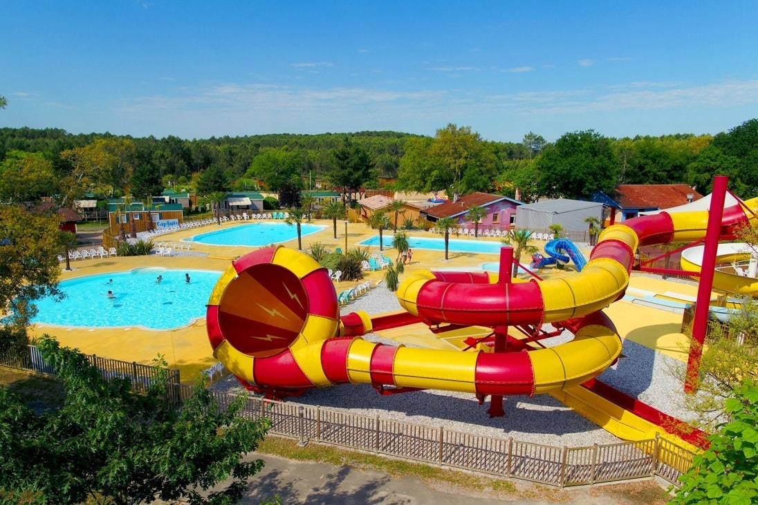Capfun camping Clown Océan  - Rutschen im Wasserpark des Campingplatzes