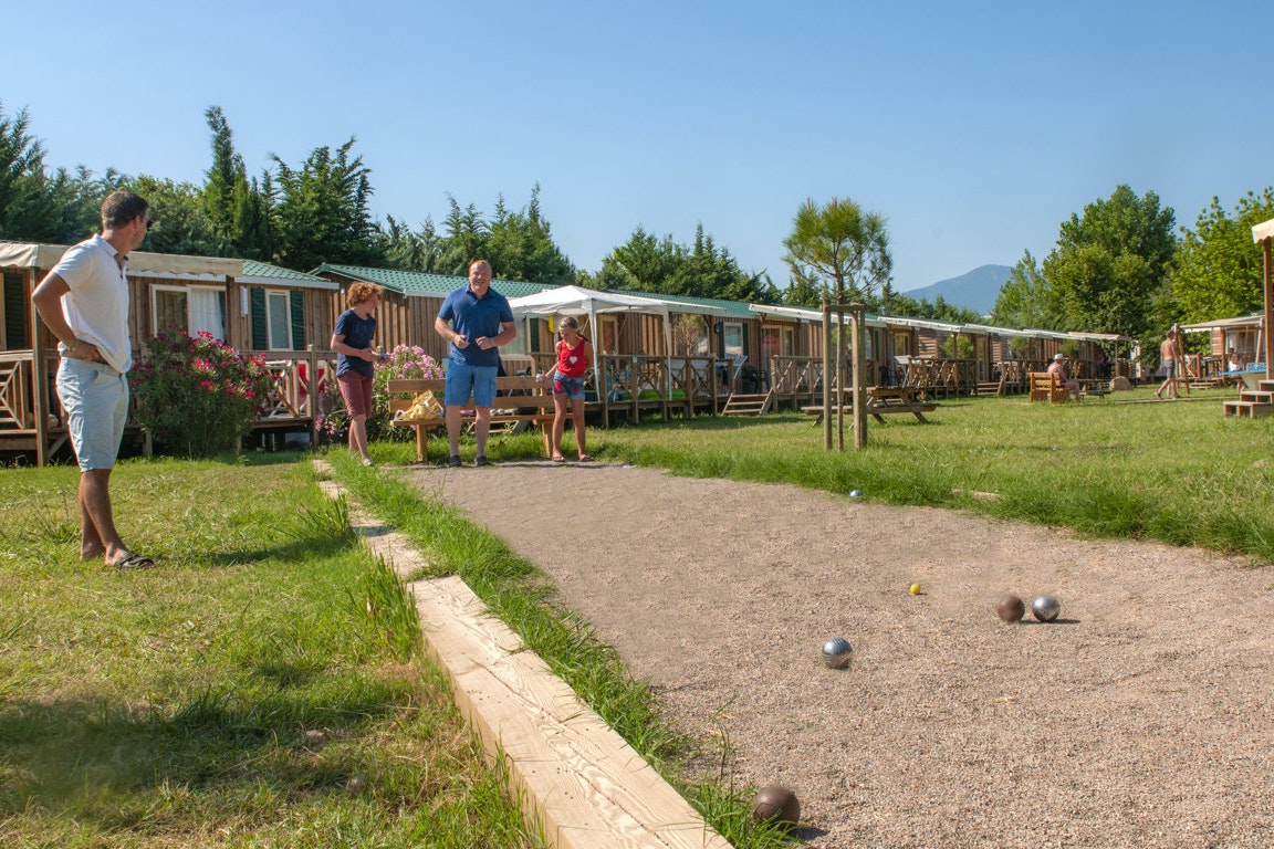Capfun camping El Moli - Pétanque-Feld auf dem Campingplatz