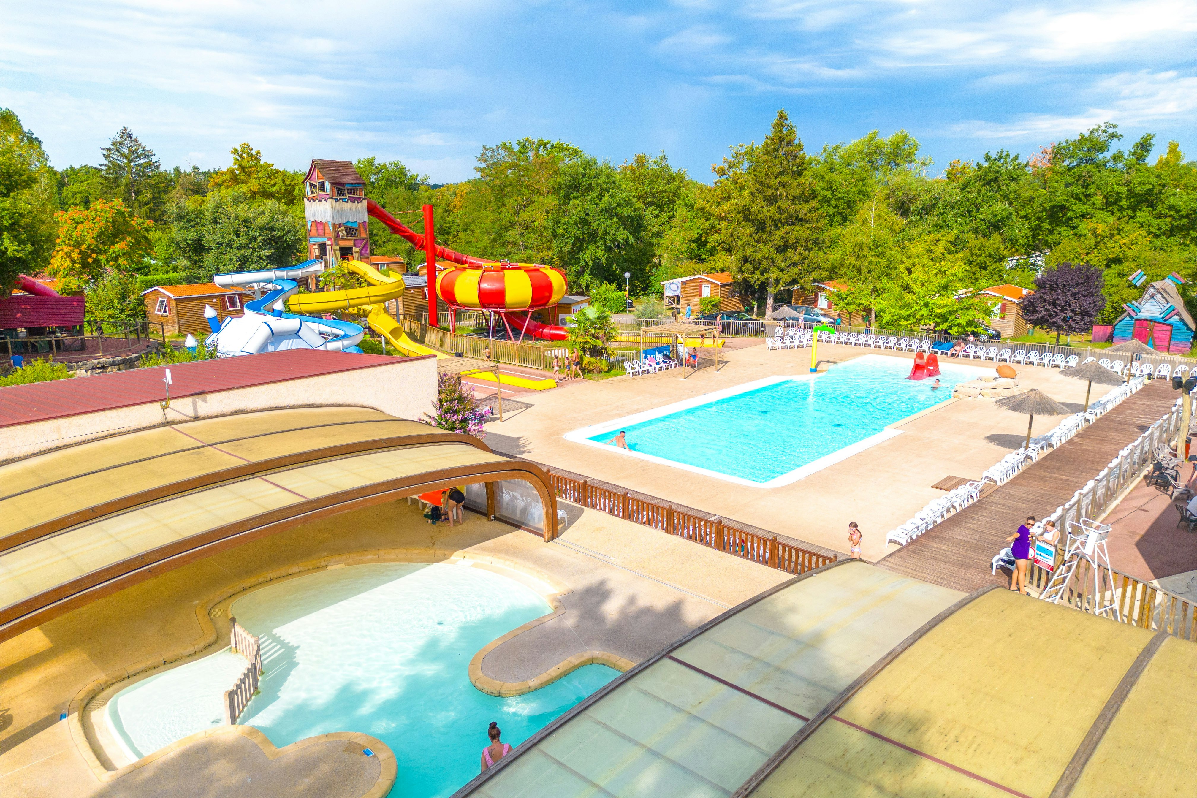 Capfun camping La Régnière - Freibad auf dem Campingplatz
