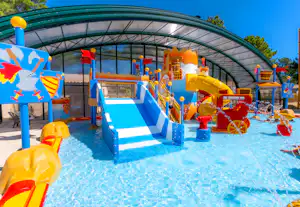 Capfun camping Le Beauregard - Wasserspielplatz für Kinder auf dem Campingplatz