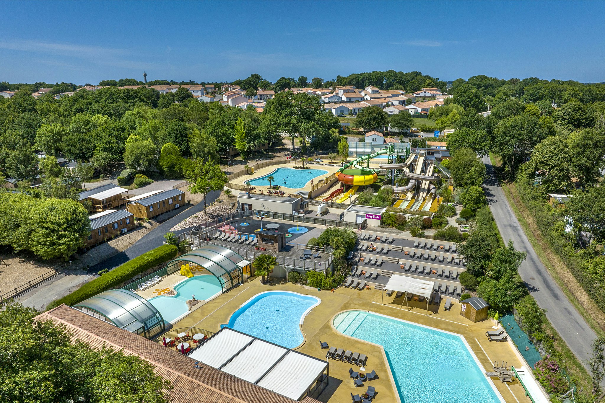 Capfun camping Le Patisseau - Wasserpark auf dem Campingplatz