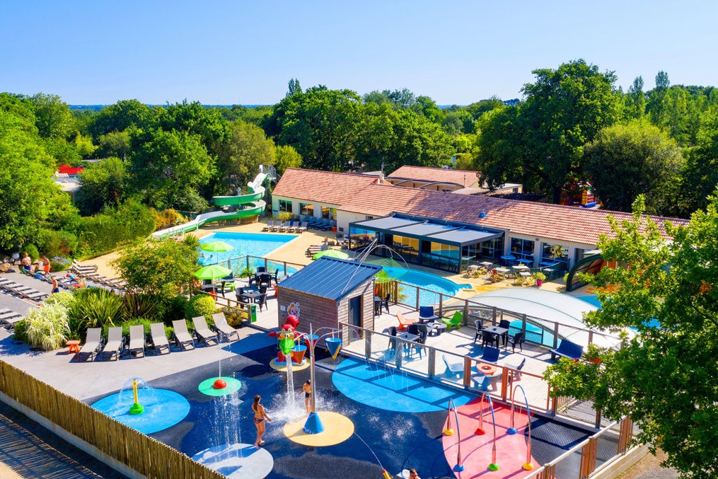 Capfun camping Le Patisseau - Wasserspielplatz auf dem Campingplatz