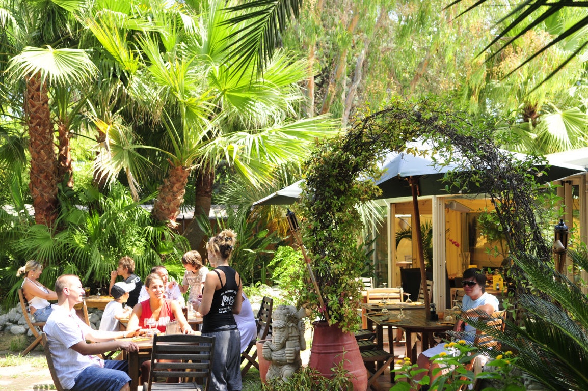 Capfun camping Parc et Plage - Restaurant mit Terrasse auf dem Campingplatz