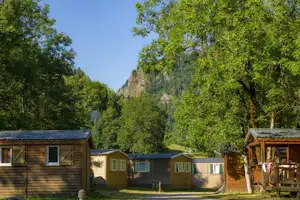 Capfun camping Saint Colomban - Mobilheime auf dem Campingplatz