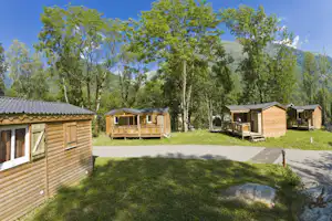 Capfun camping Saint Colomban - Mobilheime auf dem Campingplatz