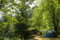 Capfun camping Saint Colomban - Zeltplatz im Grünen auf dem Campingplatz