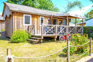 Capfun Campingplatz An Trest - Mobilheim mit Terrasse auf dem Campingplatz