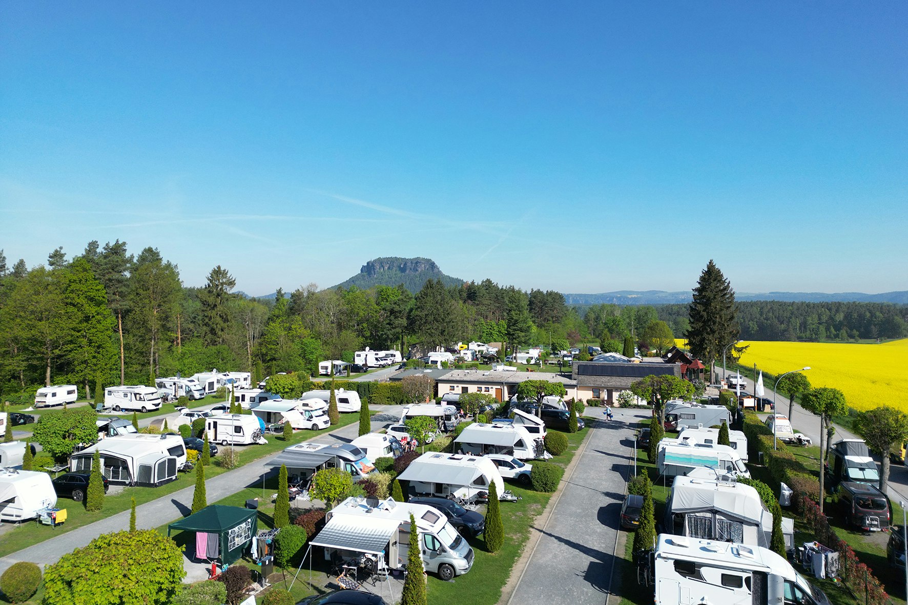 Caravan Camping Sächsische Schweiz - Standplätze auf dem Campingplatz