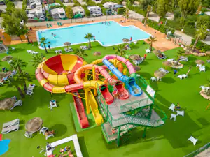 Camping Capfun La Manga - Freibad mit Rutschen auf dem Campingplatz