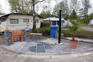 Caravanplatz Mühlenweiher - Caravanstellplatz auf dem Campingplatz