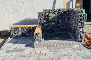 Caravanplatz Mühlenweiher - Hundedusche auf dem Campingplatz