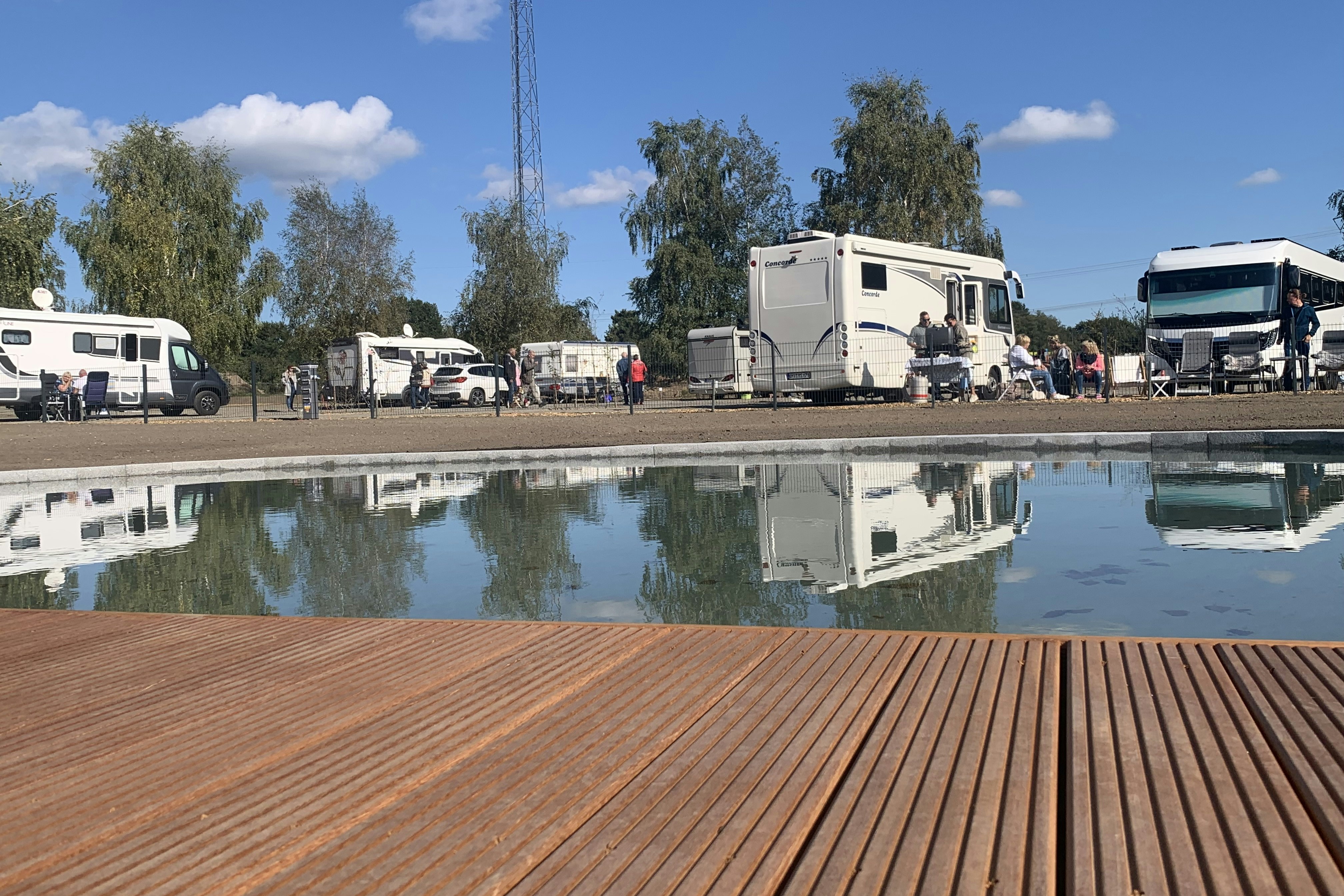 CARAVANSEREI Oberhavel - Standplätze auf dem Campingplatz
