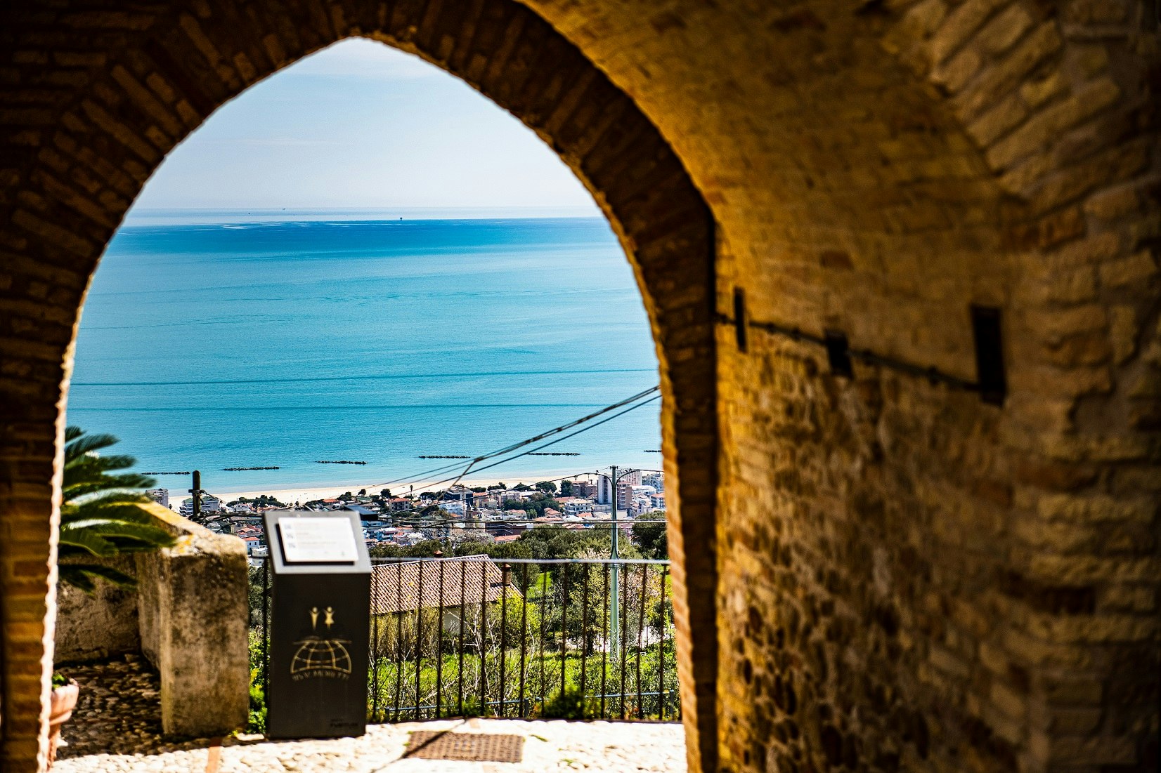 Casa Cologna - Aussicht auf das Meer in der Umgebung des Campingplatzes
