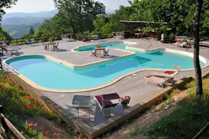 Casa Tartufo - pool mit bergblick