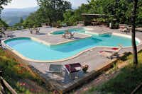 Casa Tartufo - pool mit bergblick