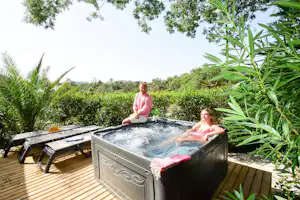 Domaine de la Bergerie - Mobilheim mit privatem Jacuzzi