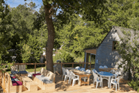 Castelwood Vacances - Campingplatz Terrasse