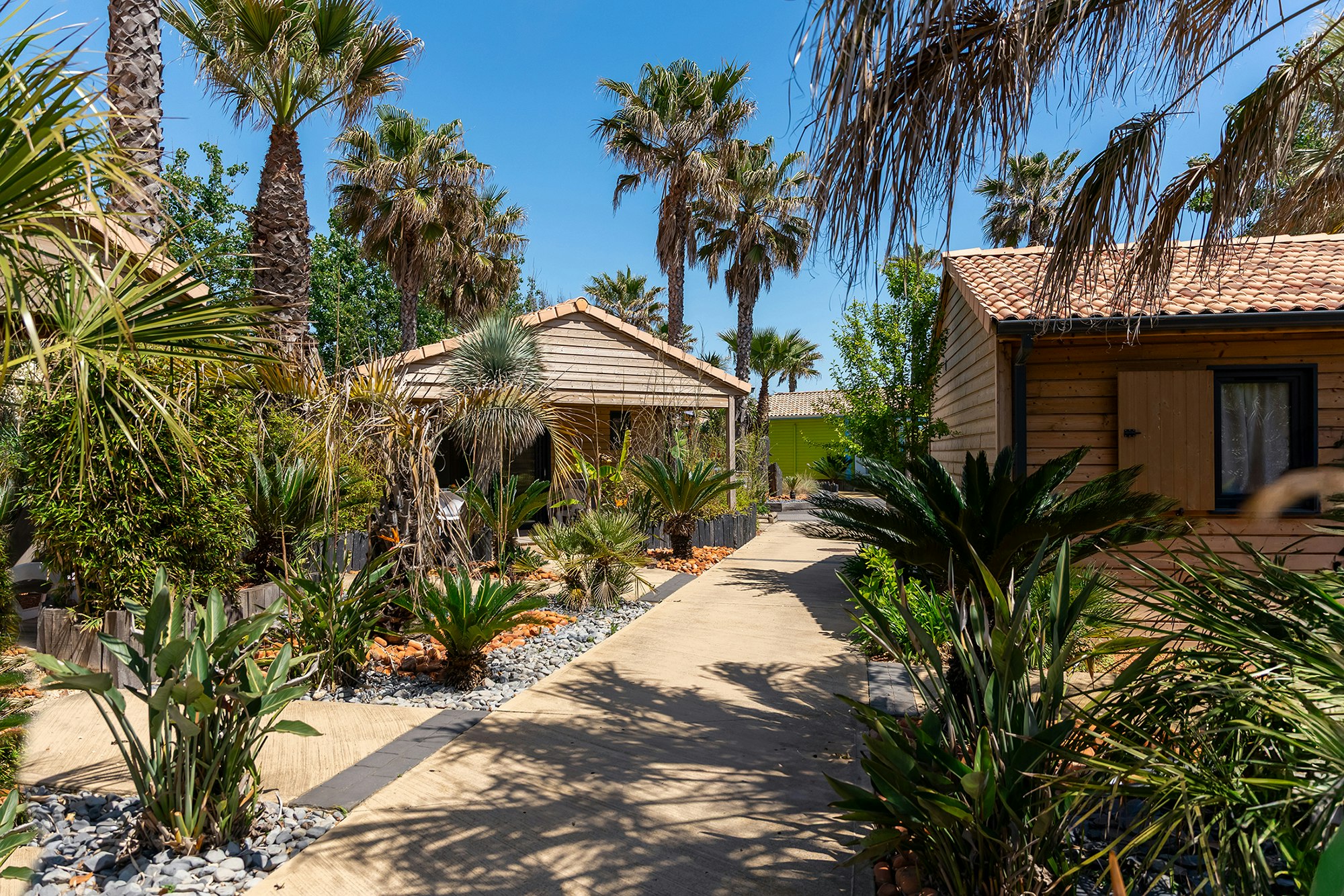 Centre Naturiste René Oltra  - Mobilheime auf dem Campingplatz